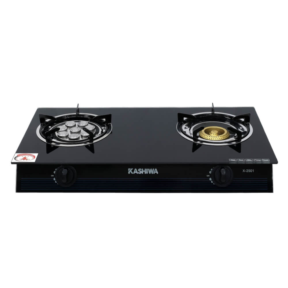 เตาแก๊สตั้งโต๊ะ KASHIWA รุ่น X-2501 สีดำ_0