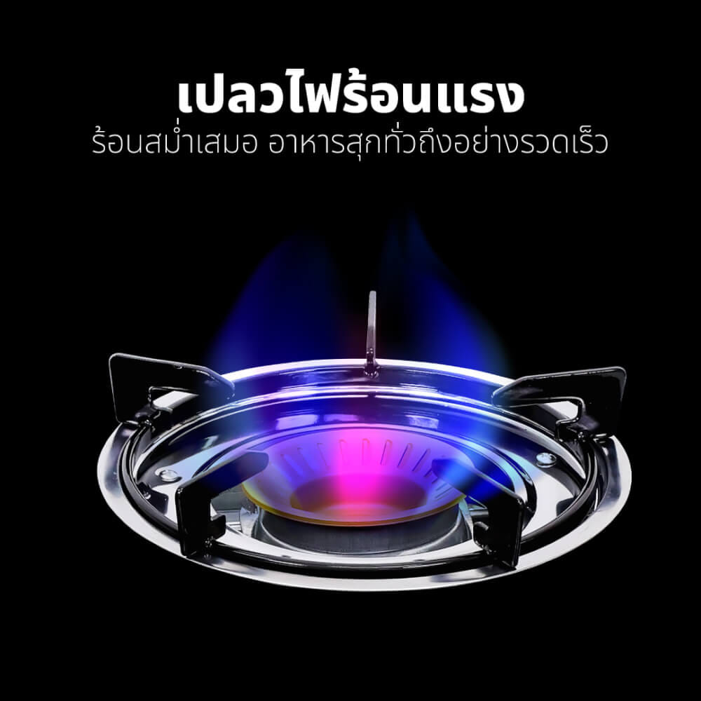 ชุดเซต เครื่องดูดควัน + เตาแก๊ส 2หัว KASHIWA PSD-203D + X-2200 +สายปรับแรงดันต่ำ_10
