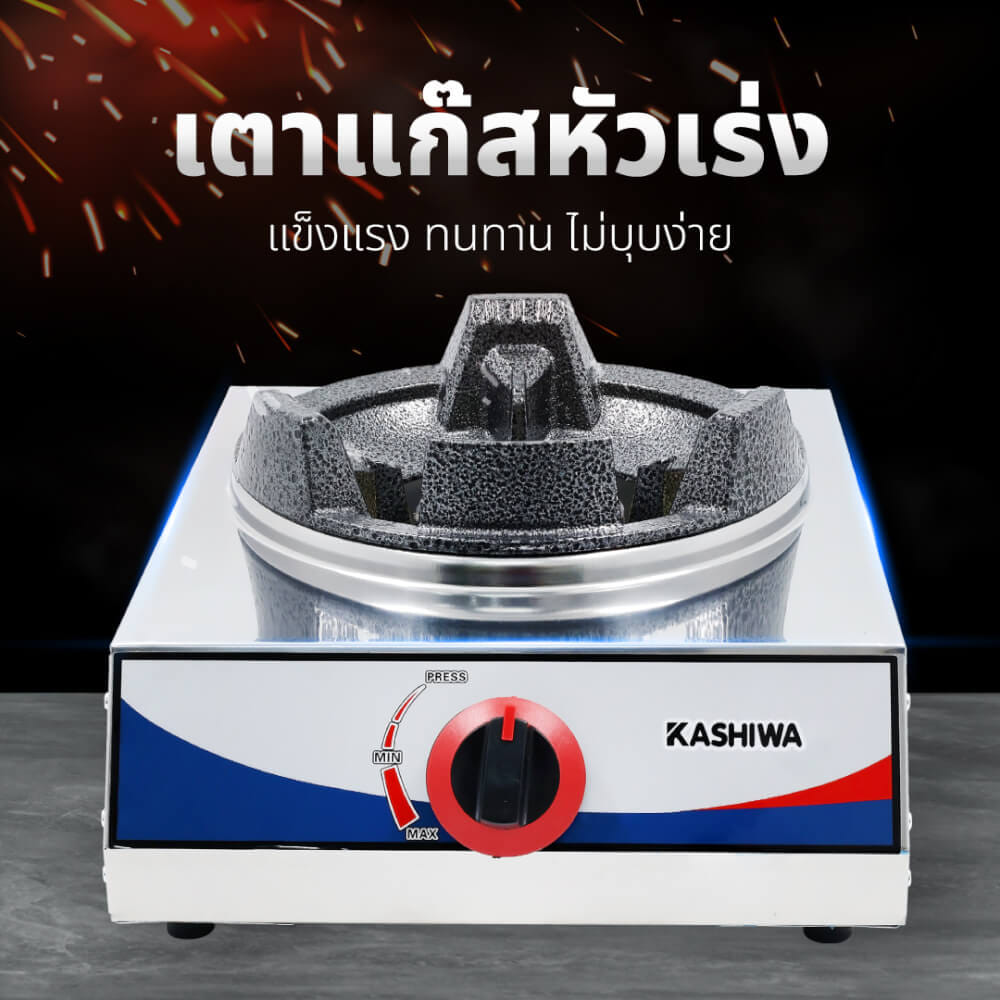 เตาแก๊สตั้งโต๊ะ KASHIWA รุ่น K-1008 สีเงิน_2