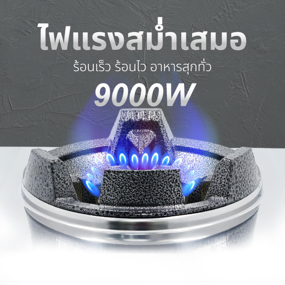 เตาแก๊สตั้งโต๊ะ KASHIWA รุ่น K-1008 สีเงิน_3