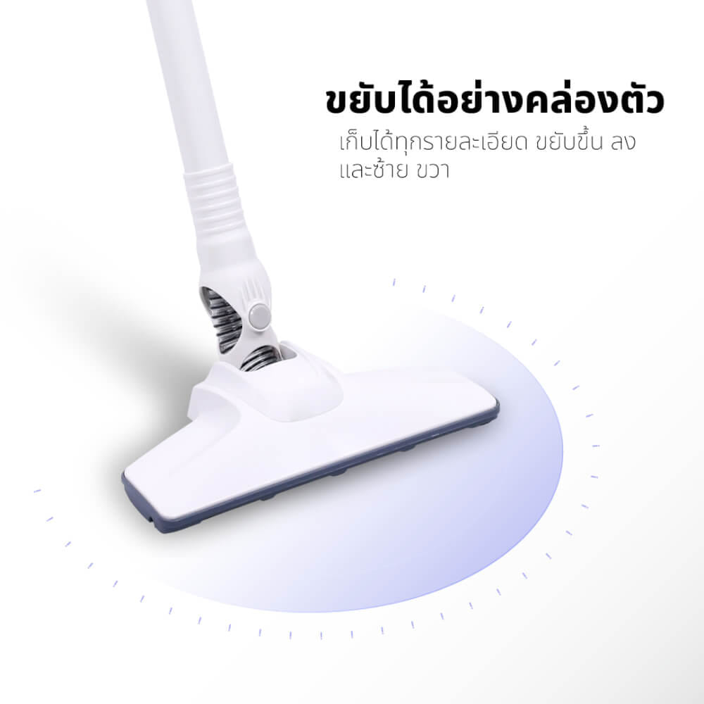 เครื่องดูดฝุ่นแบบด้ามจับ KASHIWAรุ่น KW-904 สีขาว_4