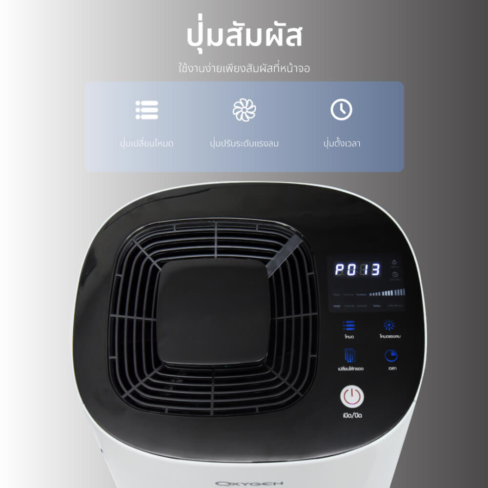 เครื่องฟอกอากาศ OXYGEN รุ่น AP-005 สีขาว_4