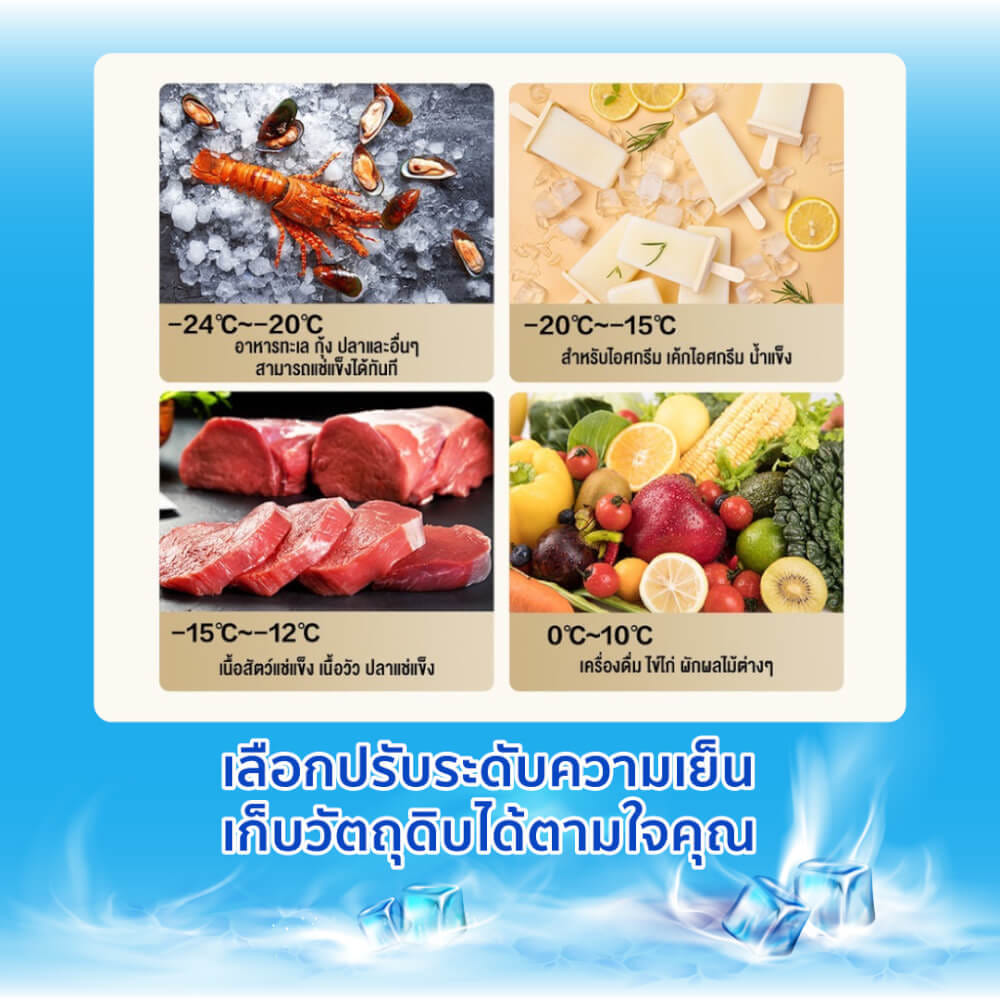 ตู้แช่ OXYGEN รุ่น BD-150 ความจุ 150 ลิตร สีขาว_5