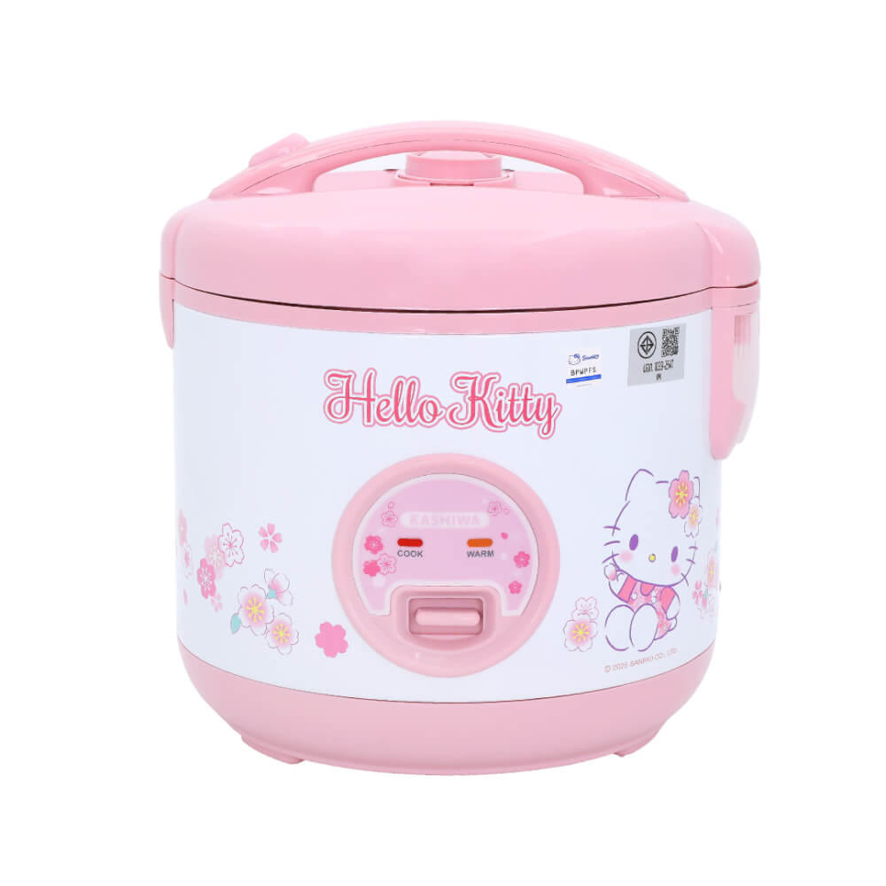 หม้อหุงข้าว KASHIWA รุ่น RC-112 ขนาด 1 ลิตร ลาย HELLO KITTY สีชมพู_5