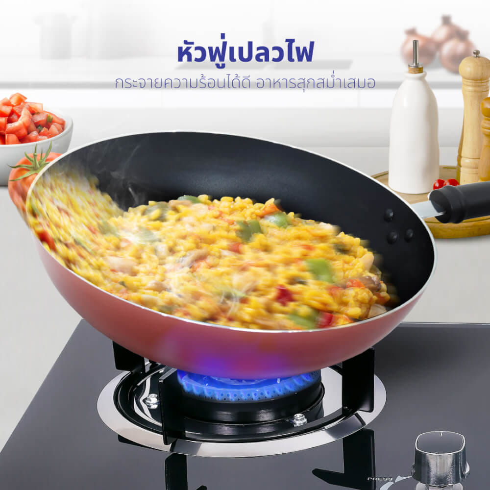 ชุดเซต เครื่องดูดควัน + เตาฝังแก๊ส 2 หัว KASHIWA PSD-309H+ X-5600 _6