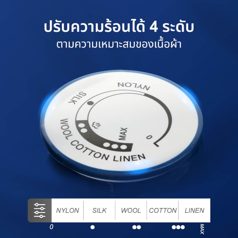เตารีดไอน้ำไร้สาย OXYGEN รุ่น HD-503 สีน้ำเงิน/ขาว_8