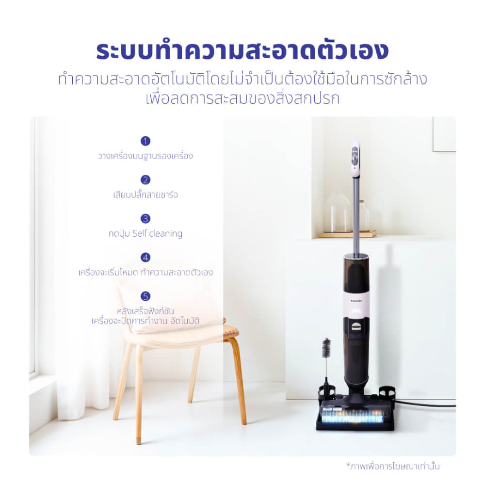 เครื่องดูดฝุ่นไร้สายแบบด้าม KASHIWA รุ่น KW-618 สีดำ_8