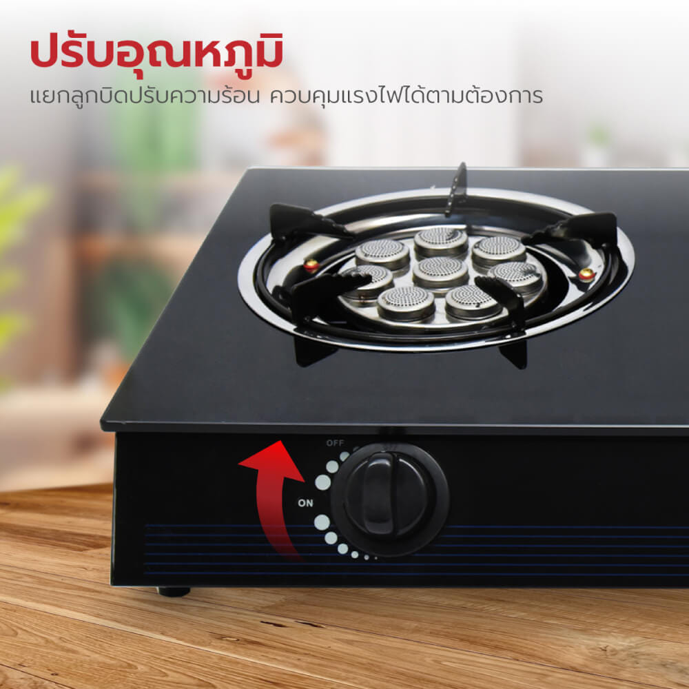 ชุดเซต เครื่องดูดควัน + เตาแก๊ส 2หัว KASHIWA PSD-308H + X-2400 +สายปรับแรงดันต่ำ_8