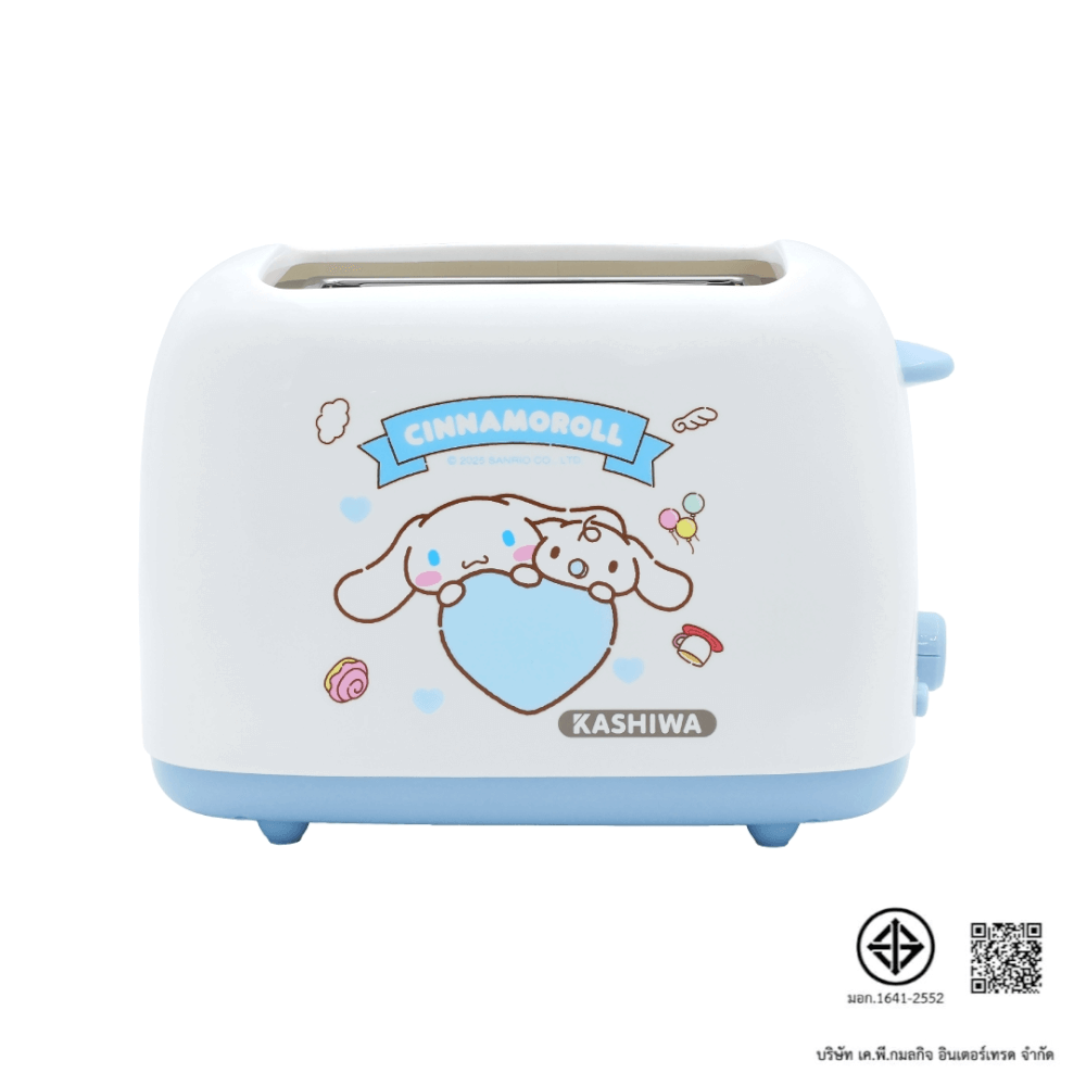 เครื่องปิ้งขนมปัง KASHIWA รุ่น YT-1001 ลาย CINNAMOROLL สีฟ้า_11