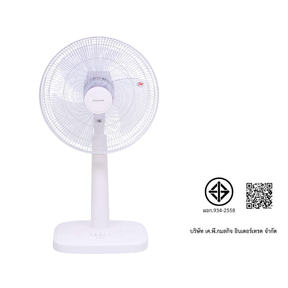 พัดลมตั้งพื้น 16 นิ้ว KASHIWA รุ่น FS-2201 สีขาว_1