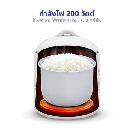 หม้อหุงข้าว KASHIWA รุ่น RC-066 ขนาด 0.6 ลิตร ลาย HELLO KITTY สีชมพู_6