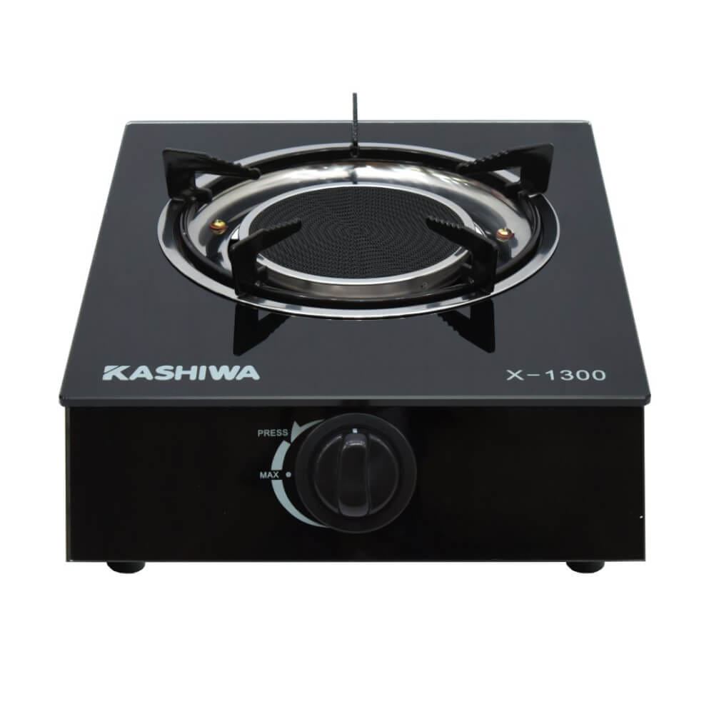 เตาแก๊สตั้งโต๊ะ KASHIWA รุ่น X-1300 สีดำ_0