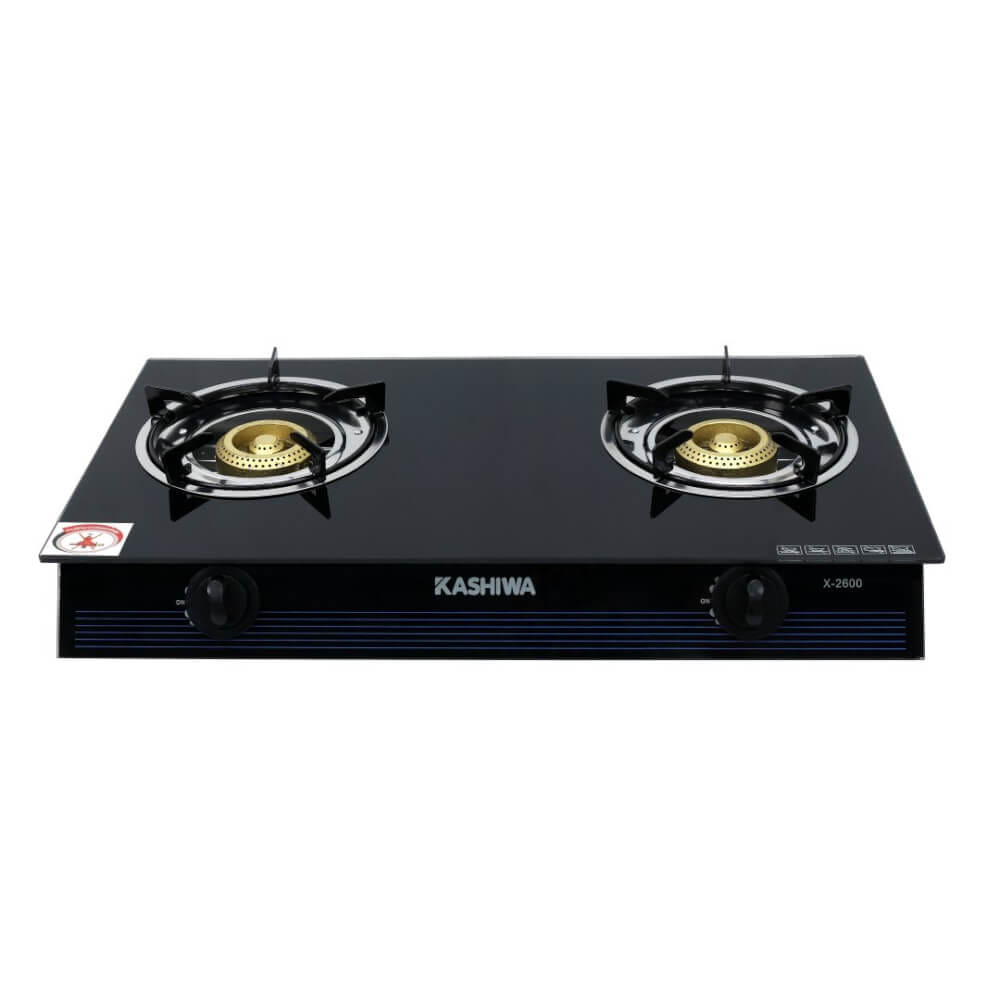 เตาแก๊สตั้งโต๊ะ KASHIWA รุ่น X-2600 สีดำ_0
