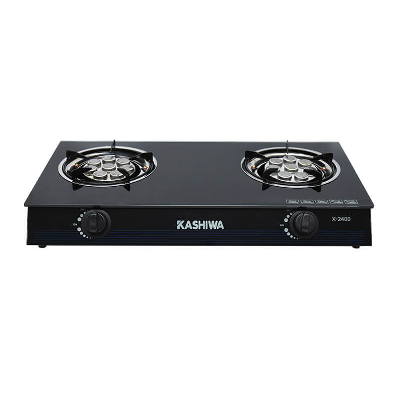 เตาแก๊สตั้งโต๊ะ KASHIWA รุ่น X-2400 สีดำ_0