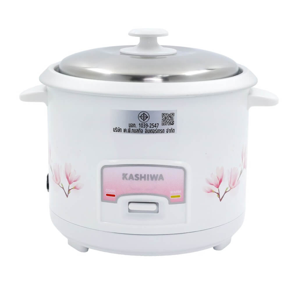 หม้อหุงข้าว KASHIWA รุ่น RC-418 ความจุ 1.8 ลิตร สีขาว_0