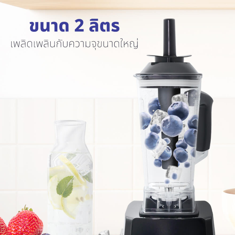  เครื่องปั่นน้ำผลไม้ Kashiwa รุ่น TG-04 สีดำ_3