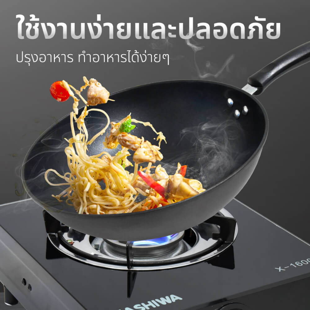 เตาแก๊สตั้งโต๊ะ KASHIWA รุ่น X-1600 สีดำ_6