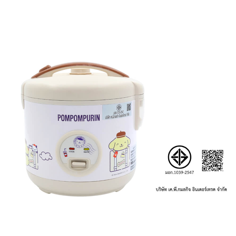หม้อหุงข้าว KASHIWA รุ่น RC-116 ความจุ 1 ลิตร ลาย POMPOMPURIN_6