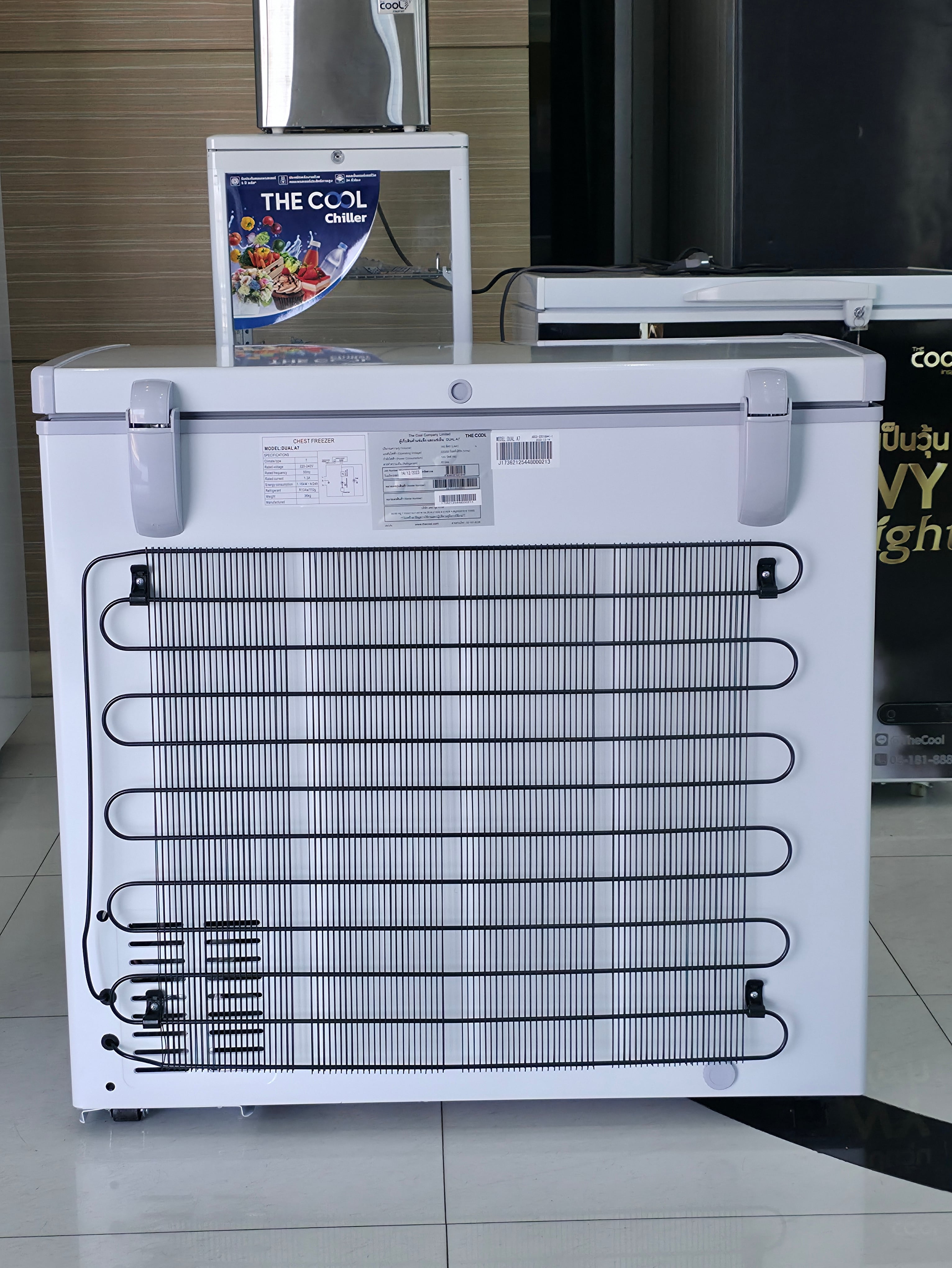 ตู้แช่แข็ง 2 ระบบ THE COOL DUAL A7 6.4 คิว สีขาว_4