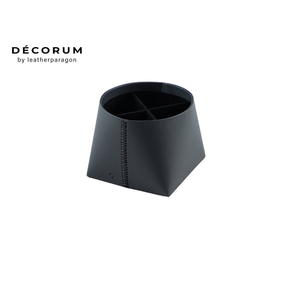 ที่วางรีโมตหนัง Decorum 18x18x14.5 cm สีเทา