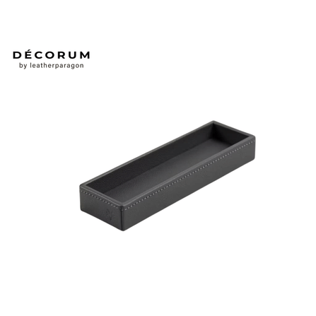 ถาดใส่ปากกา Decorum 22x7x4 cm สีเทา_0