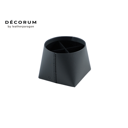 ที่วางรีโมตหนัง Decorum 18x18x14.5 cm สีเทา_0
