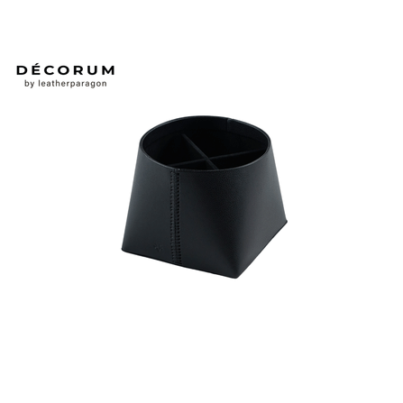 ที่วางรีโมตหนัง Decorum 18x18x14.5 cm สีดำ_0