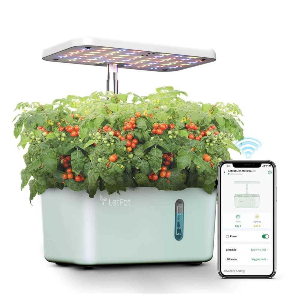 เครื่องปลูกระบบไฮโดรโปนิกส์อัตโนมัติ 5 ช่อง LetPot MINI (ควบคุมผ่าน smart mobile app)