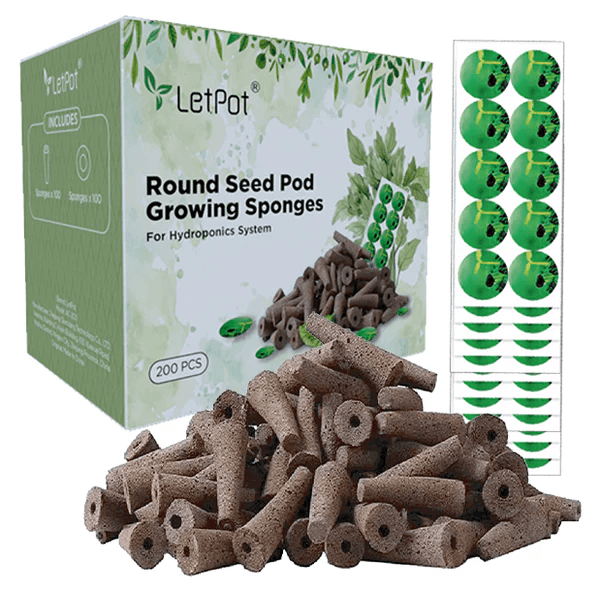 ชุดวัสดุปลูกพืชไฮโดรโปนิกส์แบบกลม LetPot 200 ชิ้น (ใช้กับเครื่องรุ่น MAX/SENIOR/AIR)