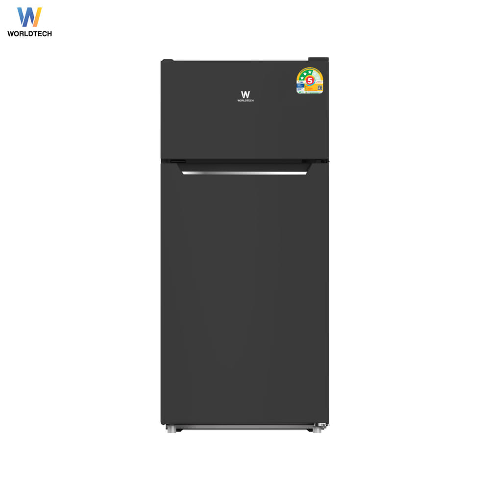 ตู้เย็น 2 ประตู WORLDTECH รุ่น WT-MRF-112 ขนาด 4 คิว ความจุ 112 ลิตร  สีดำ_1