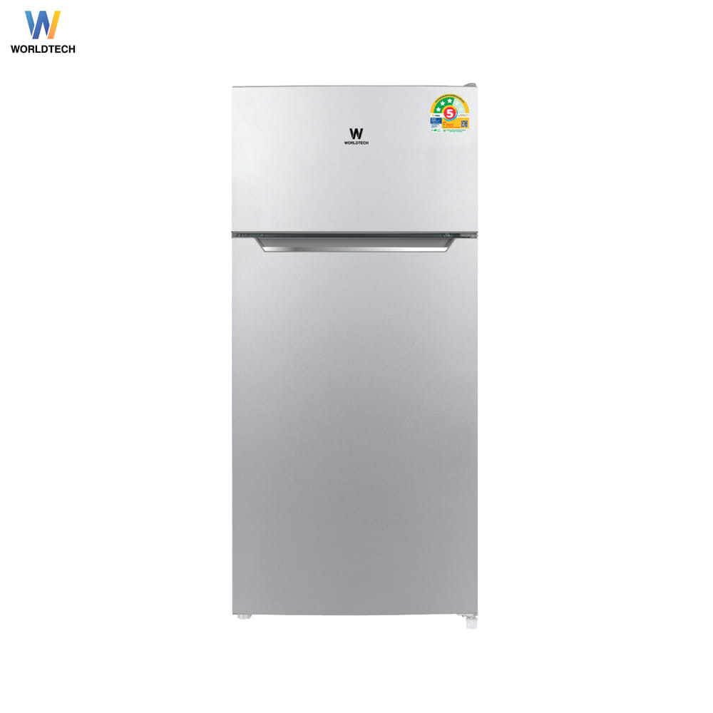 ตู้เย็น 2 ประตู WORLDTECH รุ่น WT-MRF-112 ขนาด 4 คิว ความจุ 112 ลิตร สีเงิน_1