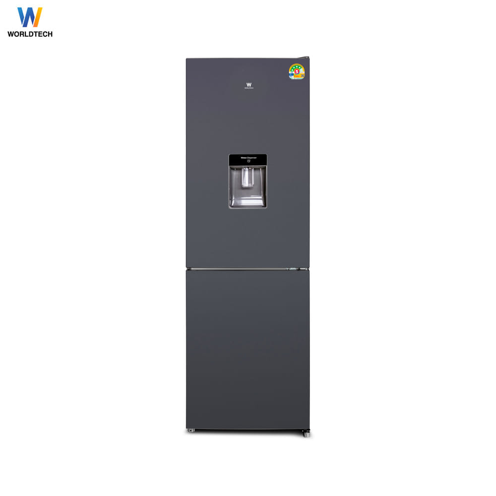 ตู้เย็น 2 ประตู WORLDTECH รุ่น WT-MRF-236W ขนาด 8.2 คิว ความจุ 231 ลิตร สีเงิน