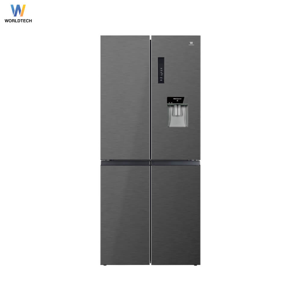 ตู้เย็น MULTI-DOOR WORLDTECH รุ่น WT-MRF-431W ขนาด 14.7 คิว ความจุ 415 ลิตร สีเงิน ระบบ INVERTER_1