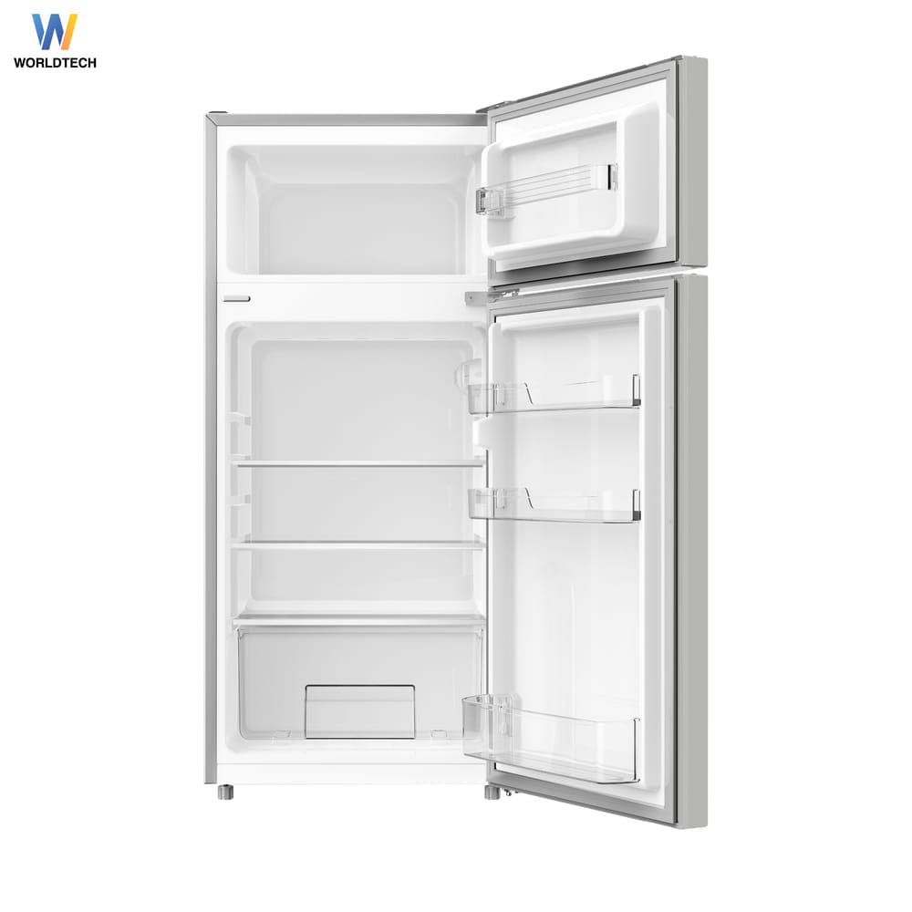 ตู้เย็น 2 ประตู WORLDTECH รุ่น WT-MRF-112 ขนาด 4 คิว ความจุ 112 ลิตร สีเงิน_2