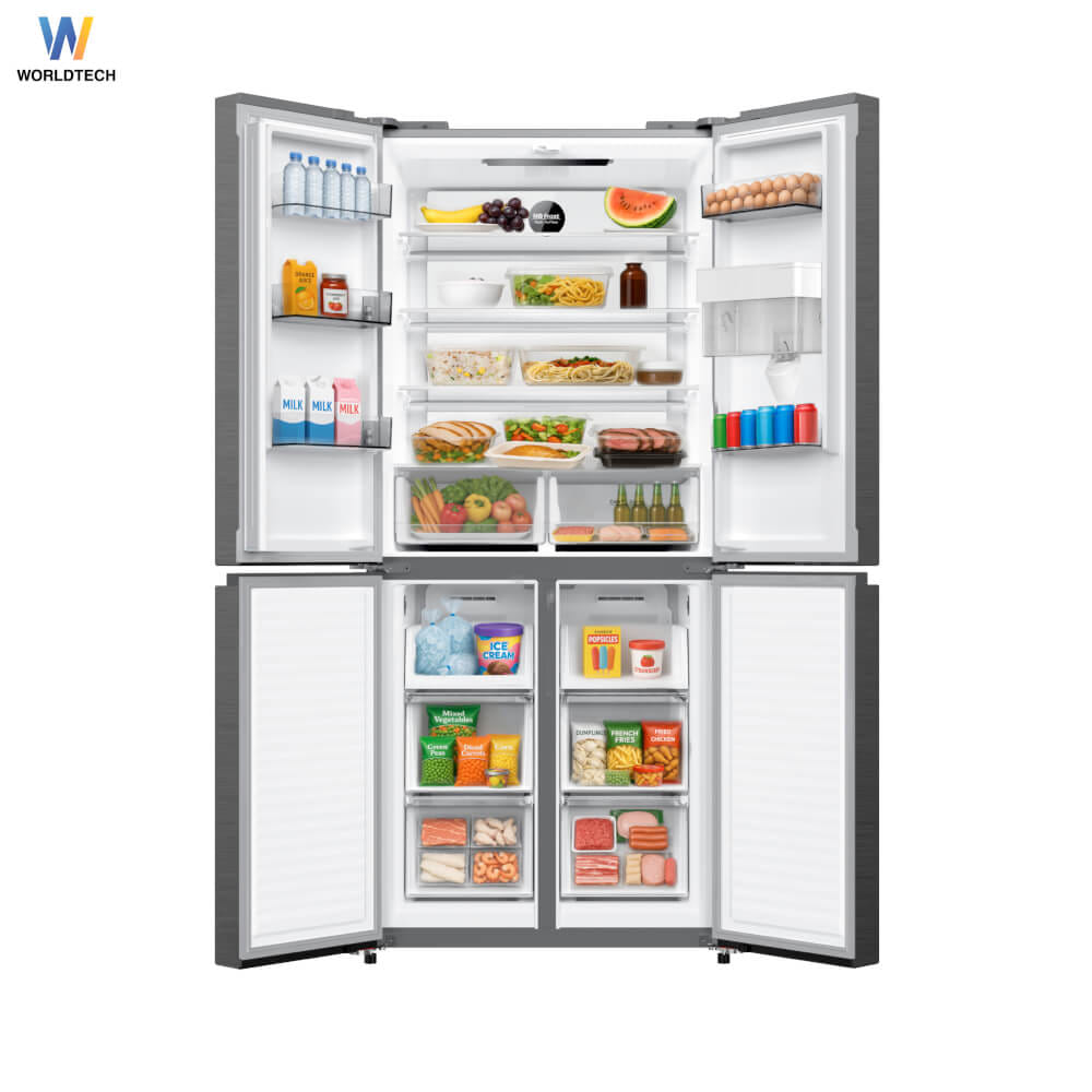 ตู้เย็น MULTI-DOOR WORLDTECH รุ่น WT-MRF-431W ขนาด 14.7 คิว ความจุ 415 ลิตร สีเงิน ระบบ INVERTER_4