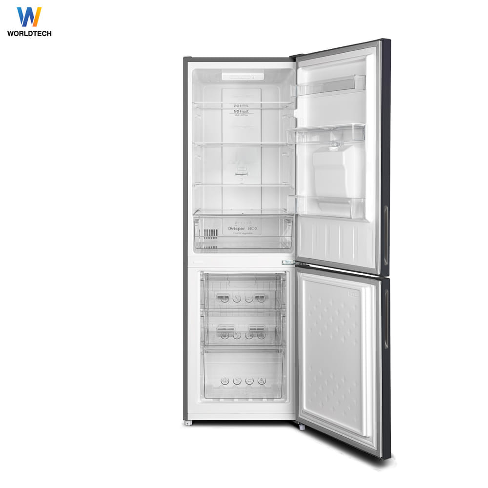 ตู้เย็น 2 ประตู WORLDTECH รุ่น WT-MRF-236W ขนาด 8.2 คิว ความจุ 231 ลิตร สีเงิน