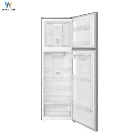 ตู้เย็น 2 ประตู WORLDTECH รุ่น WT-MRF-265W_SIL ขนาด 9 คิว ความจุ 255 ลิตร สีเงิน_2