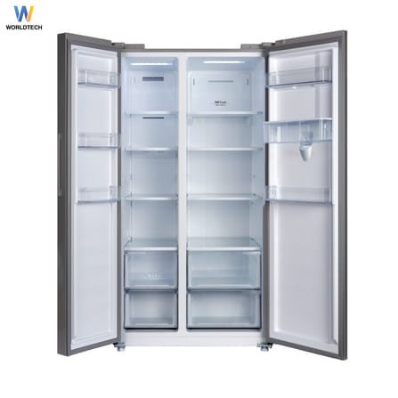 ตู้เย็น SIDE BY SIDE WORLDTECH รุ่น WT-MRF-560W_SIL ขนาด 18.6 คิว ความจุ 525 ลิตร สีเงิน_3