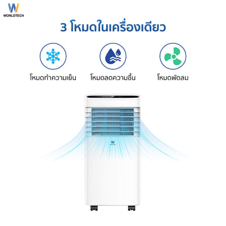 แอร์เคลื่อนที่ WORLDTECH รุ่น WT-SKY-1A-09 ขนาด 9000 BTU_3