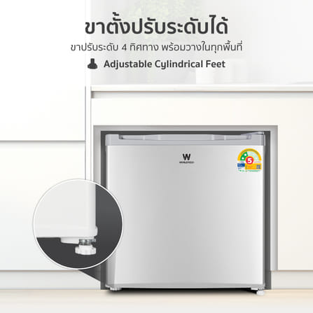 ตู้เย็น มินิบาร์ WORLDTECH รุ่น WT-MB48 ขนาด  1.7 คิว ความจุ 46 ลิตร สีดำ_5