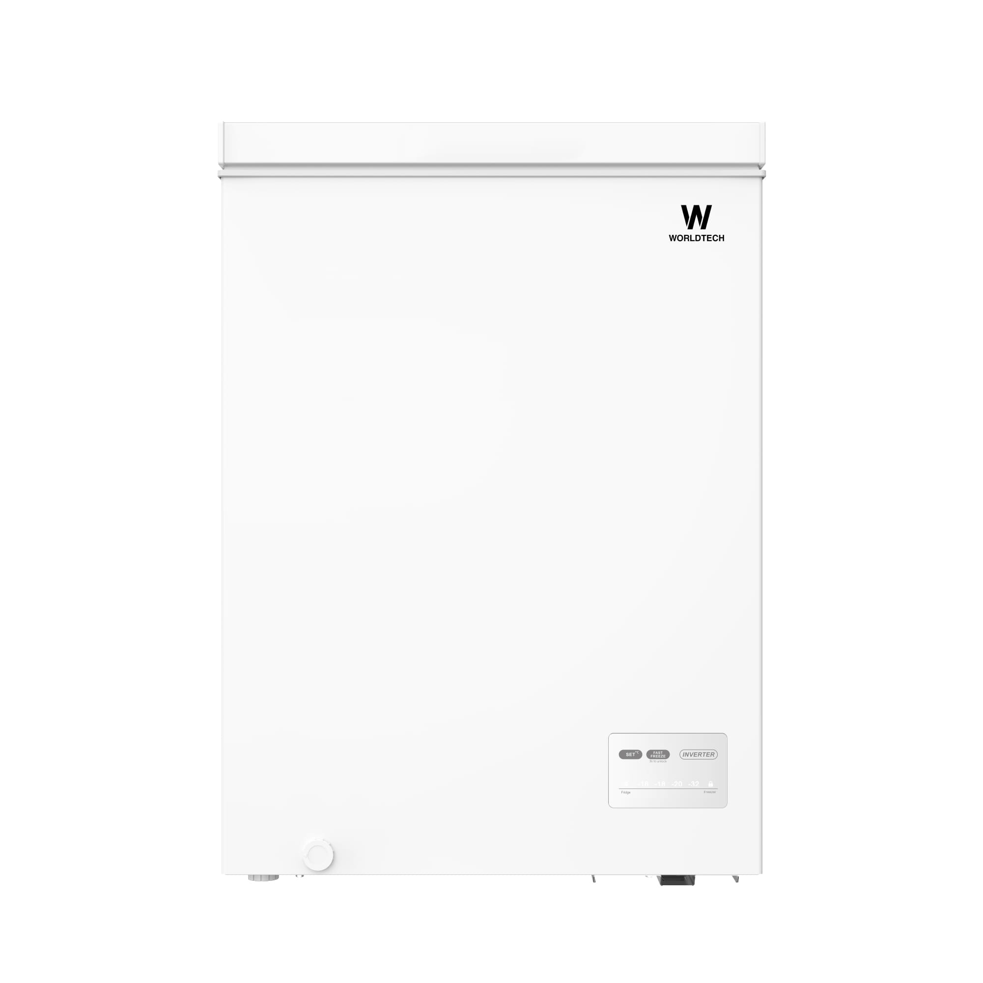ตู้แช่แข็ง ระบบ INVERTER WORLDTECH รุ่น WT-FZI-150 ขนาด 5.2 คิว ความจุ 146 ลิตร สีขาว_0