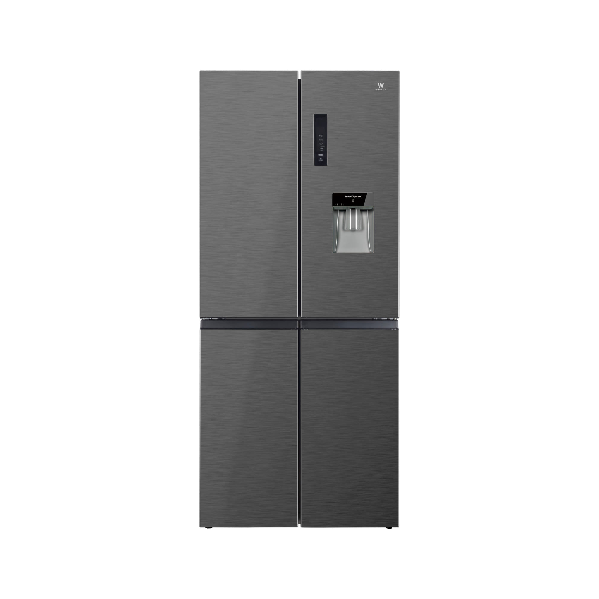 ตู้เย็น MULTI-DOOR WORLDTECH รุ่น WT-MRF-431W ขนาด 14.7 คิว ความจุ 415 ลิตร สีเงิน ระบบ INVERTER_0