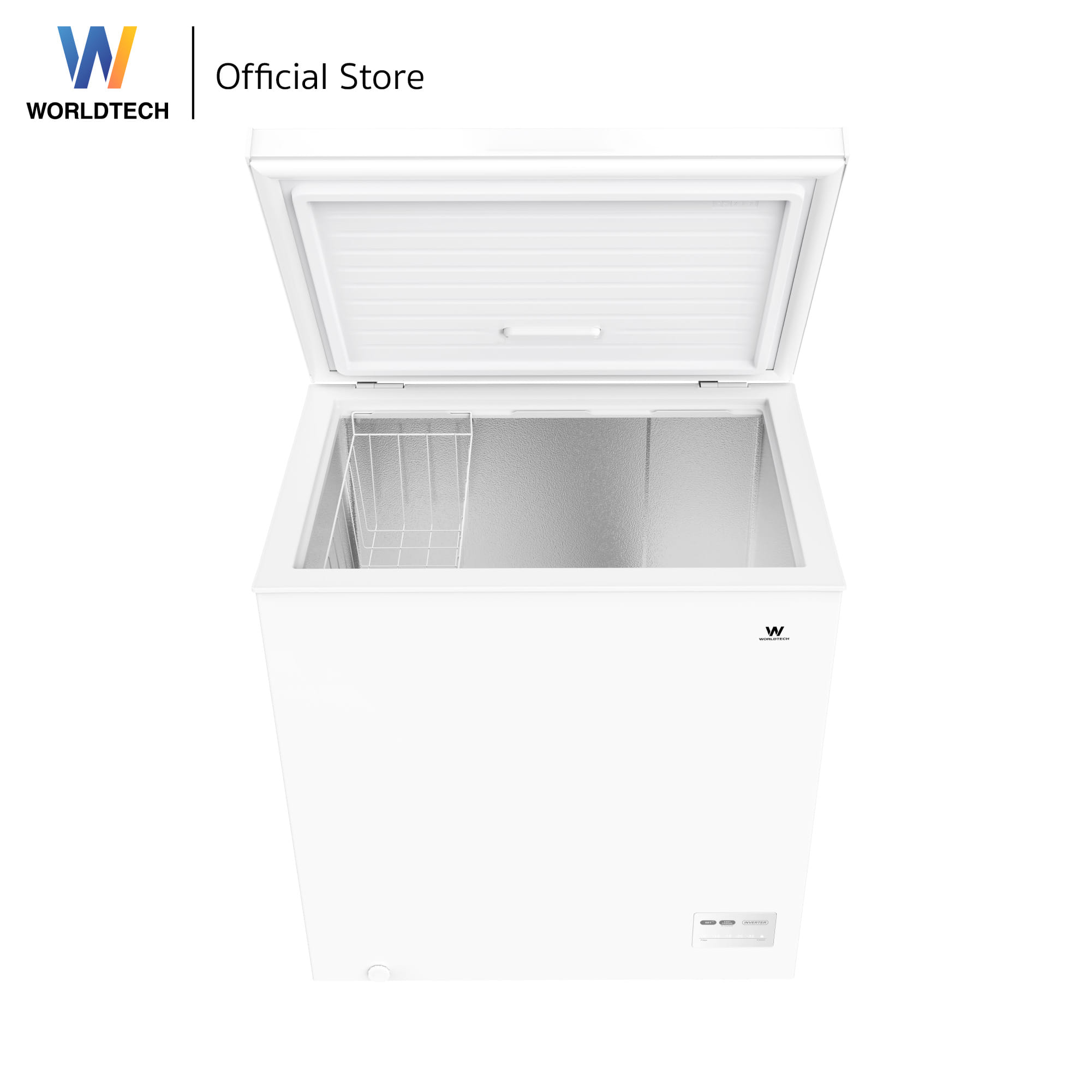 ตู้แช่แข็ง ระบบ INVERTER WORLDTECH รุ่น WT-FZI-200 ขนาด 7.1 คิว ความจุ 202 ลิตร สีขาว_1