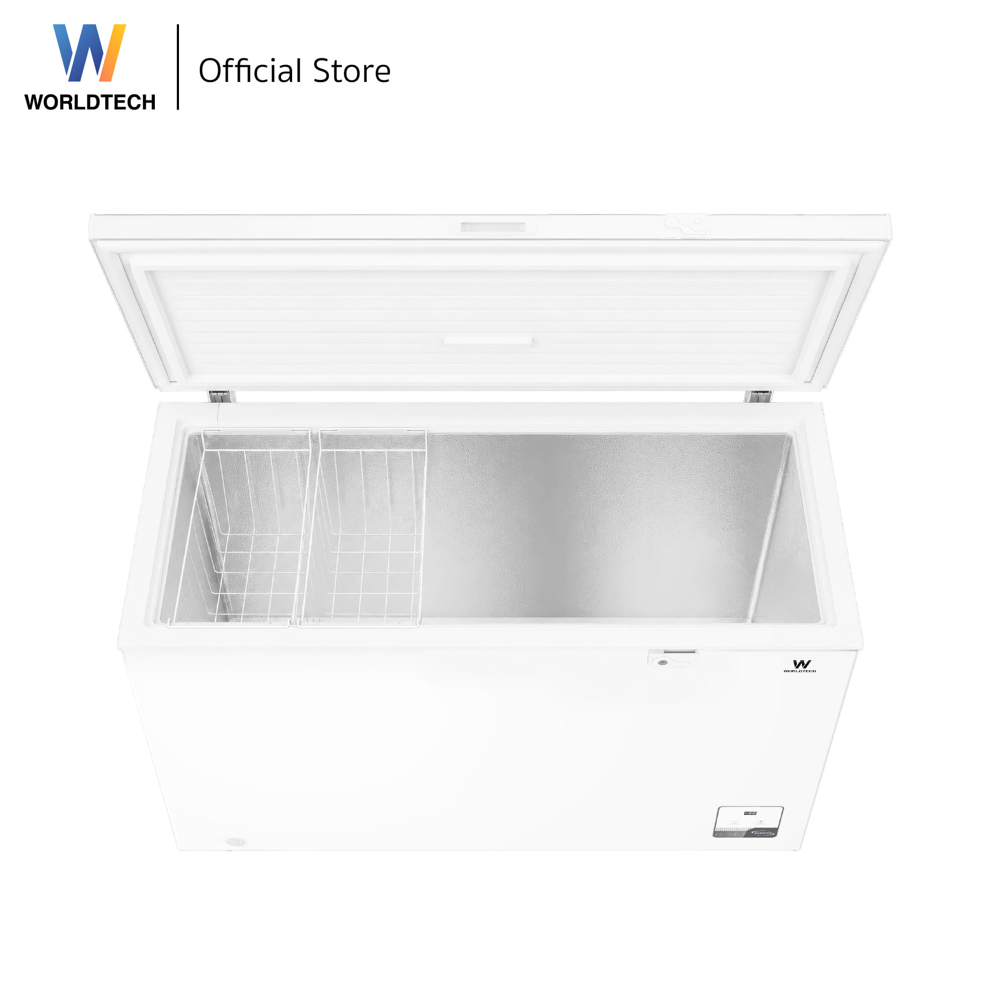 ตู้แช่แข็ง ระบบ INVERTER WORLDTECH รุ่น WT-FZI-400 ขนาด 13.4 คิว ความจุ 380 ลิตร สีขาว_1