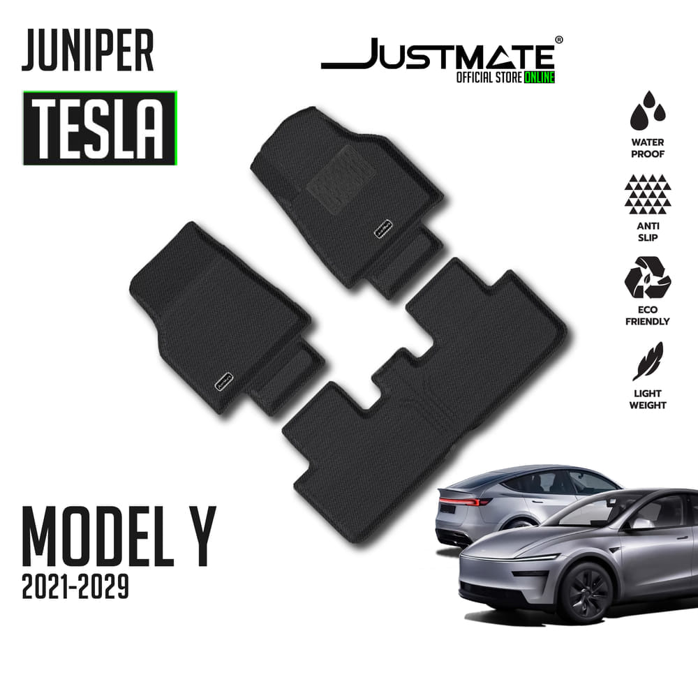 พรมปูพื้นรถยนต์ JUSTMATE TESLA MODEL Y JUNIPER 2021 - 2029