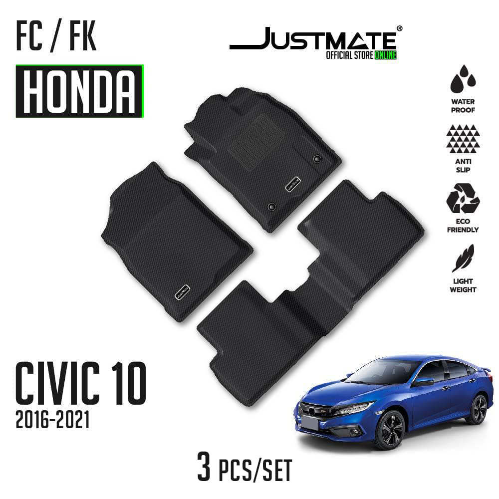 พรมปูพื้นรถยนต์ JUSTMATE HONDA CIVIC FC/FK 2016-2021