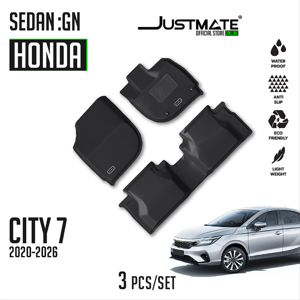 พรมปูพื้นรถยนต์ JUSTMATE HONDA CITY 7 SEDAN :GN 2020-2026