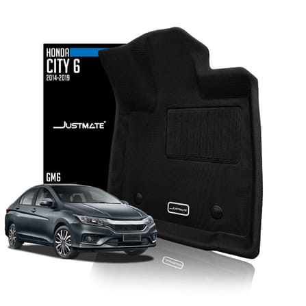 พรมปูพื้นรถยนต์ JUSTMATE HONDA CITY 6 GM6 2014-2019_0