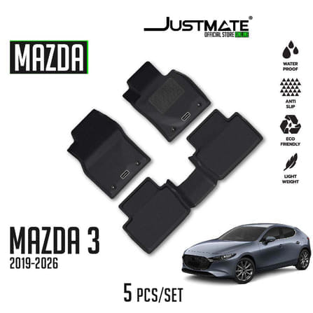 พรมปูพื้นรถยนต์ JUSTMATE MAZDA 3 2019-2024_11