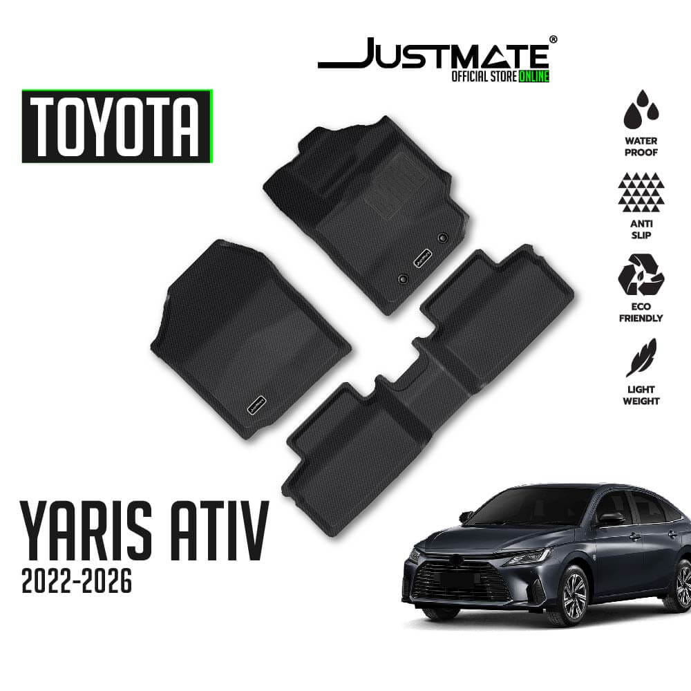 พรมปูพื้นรถยนต์ JUSTMATE TOYOTA YARIS ATIV 2022 - 2026